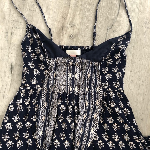 BAND OF GYPSIES TIE FRONT MAXI XS - Picture 3 of 6